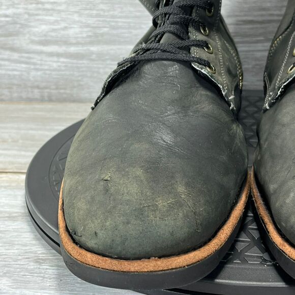 Timberland men's district Back Leather Zip Up Ankle Boots Size 12 - Picture 4 of 12